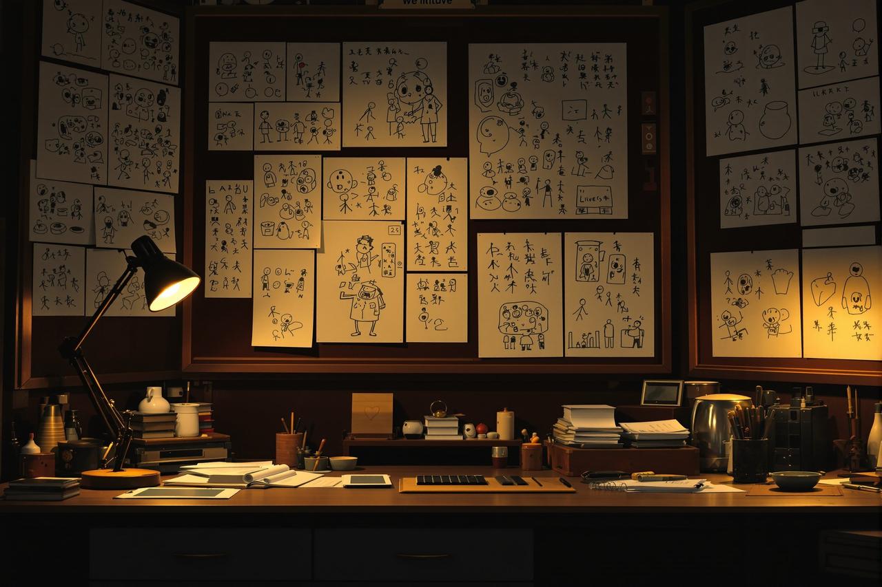AI短剧在線创作团队 AI短剧在線 - 创作工作室氛围